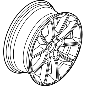 Ford DA8Z-1007-G Wheel, Alloy