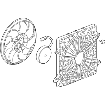 GM 85151154 Fan Assembly