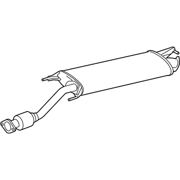 Toyota 17404-0P022 Muffler & Pipe