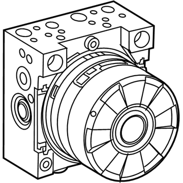 Toyota 44050-WAA12 ABS Control Unit