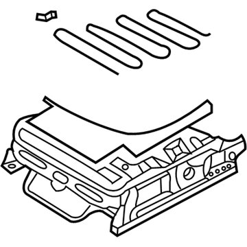 Kia 882004D461CS2 Cushion Assembly-Front Seat