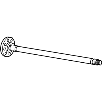 GM 12471487 Shaft, Rear Axle