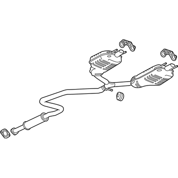 GM 84312695 Muffler & Pipe