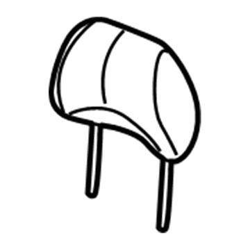 Nissan 86400-JB01B HEADREST-Front