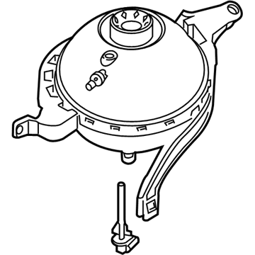 BMW 17-13-8-614-293 Coolant Expansion Tank