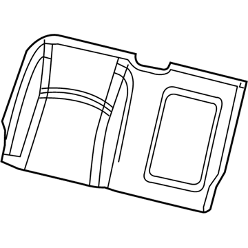Mopar 6RE68BD3AE Rear Seat Back