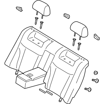 Kia 893003FAU0713 Back Assembly-Rear Seat