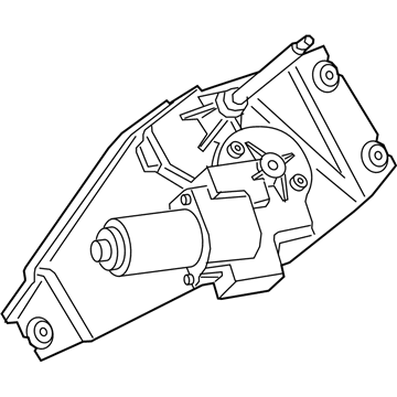 BMW 61-62-7-356-220 Rear Window Wiper Motor