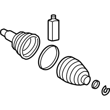 Hyundai 49580-C2400 Joint & Boot Kit-Front Axle Wheel