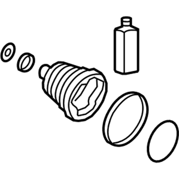 Kia 49583C1350 Boot Kit-Front Axle Differential