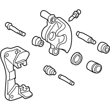 Lexus 47750-33160 Rear Driver Disc Brake Cylinder Assembly