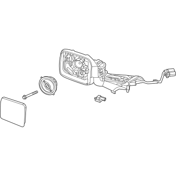 Ford M2DZ-17683-BB MIRROR ASY - REAR VIEW OUTER