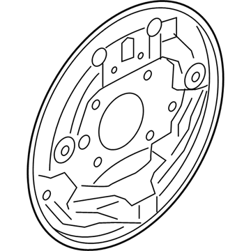 Mopar 68261717AA Plate-Brake Backing