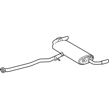 Toyota 17430-F0151 Muffler & Pipe