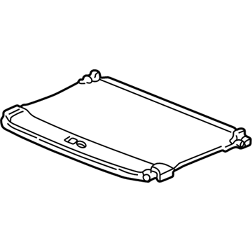 Acura 70600-S3M-A01ZB Sunshade Assembly, Sunroof (Seagull Gray)