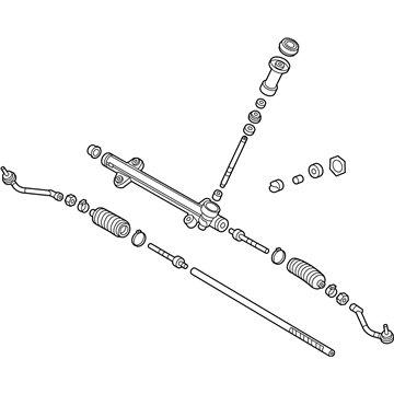 Kia 565004R100 Gear Assembly-Steering