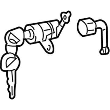 Hyundai 81971-39A00 Front Door Lock Assembly, Left