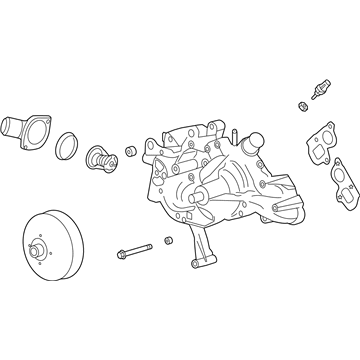 GM 12707676 Water Pump Assembly