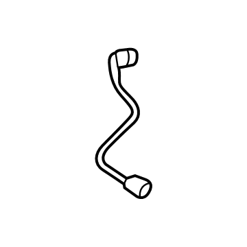 BMW 17-12-8-678-495 PIPE, RADIATOR-EXPANSION TAN