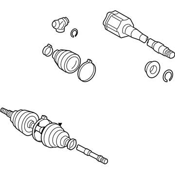 Toyota 43410-08172 Axle Assembly