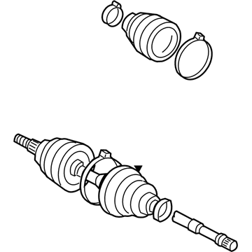 Lexus 04428-0W060 Boot Kit, Front Drive Shaft