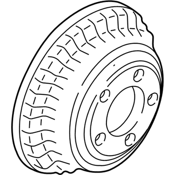 GM 18018680 Drum Asm-Rear Brake