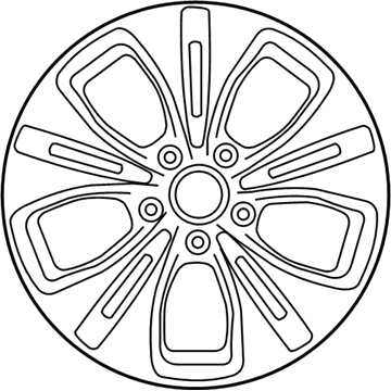Kia 52910B2270 Wheel Assembly-Aluminum