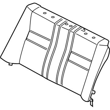 Honda 82127-SNC-A01 Pad & Frame, Rear Seat-Back