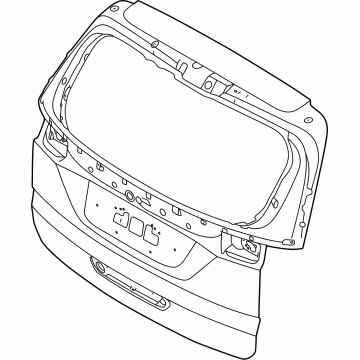 Kia 72800R0030 PANEL ASSY-TAIL GATE