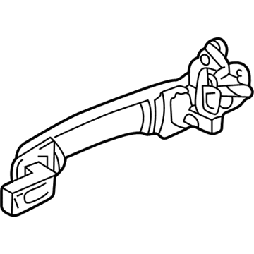 Acura 72640-S3V-A01 Handle Assembly, Right Rear Door (Outer)