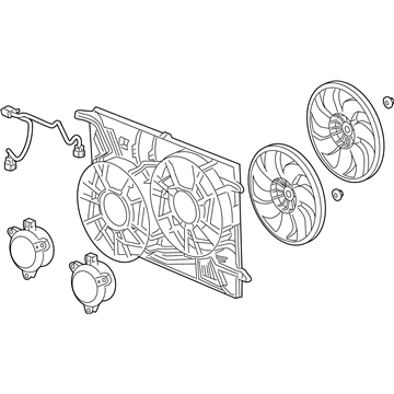 GM 23434158 Fan Shroud