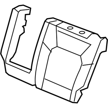 Honda 81727-TG7-A41 Pad, L. Middle Seat-Back
