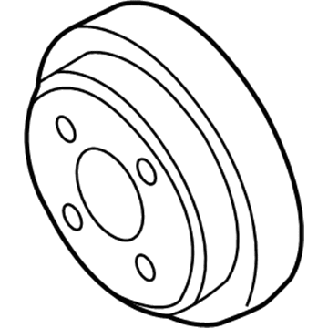 Nissan 21051-86G00 Pulley-Fan & Water Pump