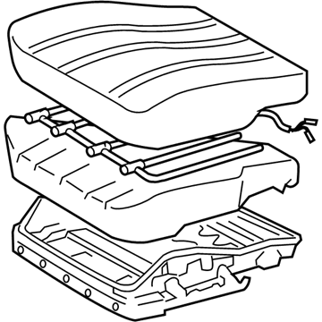 Toyota 71410-AC150-E0 Cushion Assembly