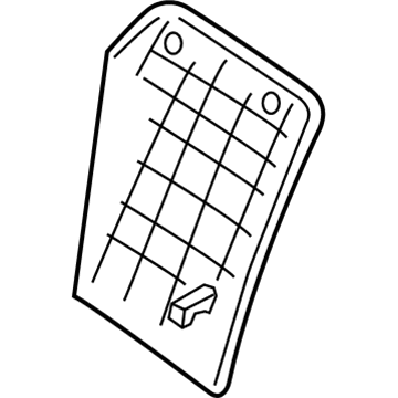 Toyota 71705-AC050-E0 Seat Back Panel
