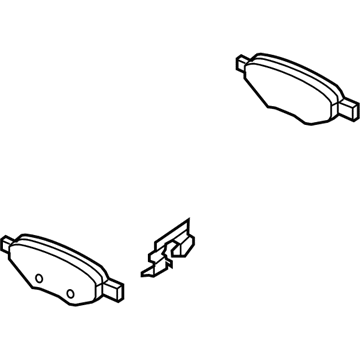 GM 25864605 Pad Kit, Rear Disc Brake