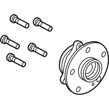 Hyundai 51730-M6000 Hub Assembly-FR Wheel