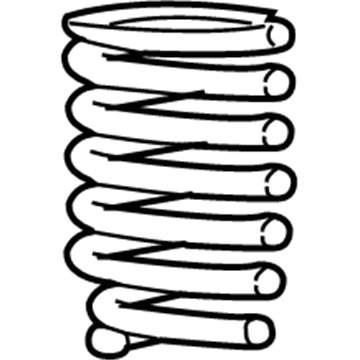 Lexus 48131-24680 Spring, Coil, Front