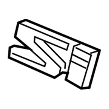 Honda 75723-S5T-A01 Emblem, Rear (Si)