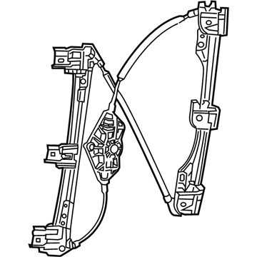 Mopar 68249042AA Front Door Window Regulator