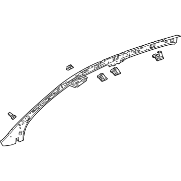 GM 60003210 Weatherstrip Pillar Reinforcement