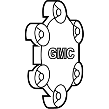 GM 9595550 Hub Cap