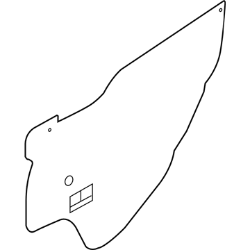 Hyundai 83392-1R020 Seal-Rear Door Trim RH