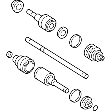 Ford 4L1Z-4K138-AC Axle Assembly