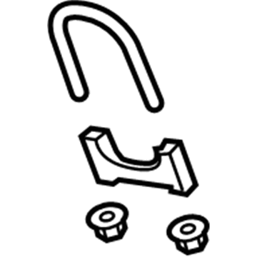 Ford XS5Z-5K272-JA Rear Muffler Clamp