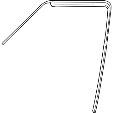 Mopar 4082007 WEATHERSTRIP-Front Door Glass