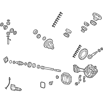 Mopar 52114432AL Axle-Service Front