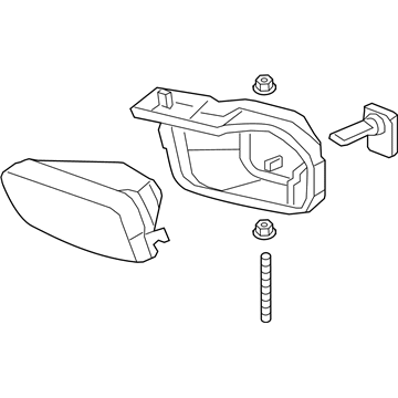 GM 15190982 Fog Lamp Assembly