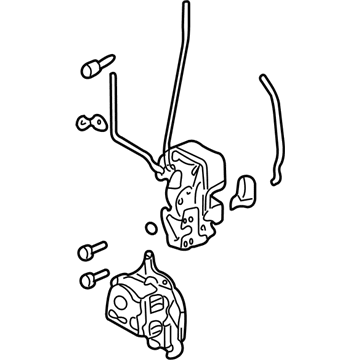 Acura 72150-S0K-A01 Lock Assembly, Left Front Door