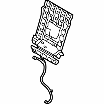 Hyundai 88380-N9010 LUMBAR ASSY-FRONT SEAT BACK, LH